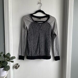 Black and Gray Light Weight Sweatshirt